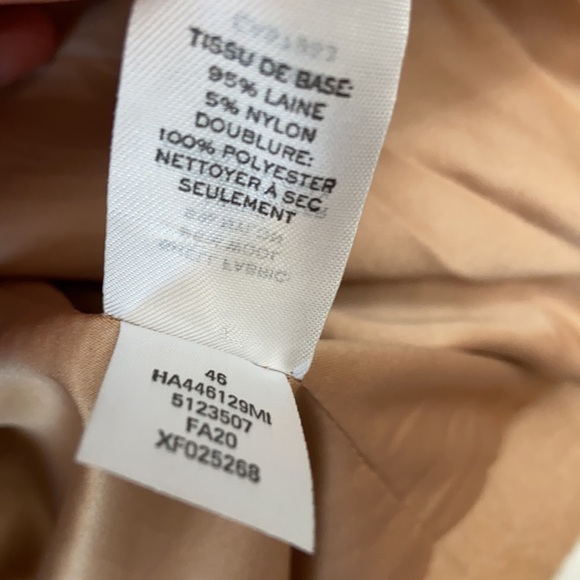 Halogen Atlantic-Pacific Double Breasted Wool Coat Camel Tan Classic Warm - Picture 11 of 17